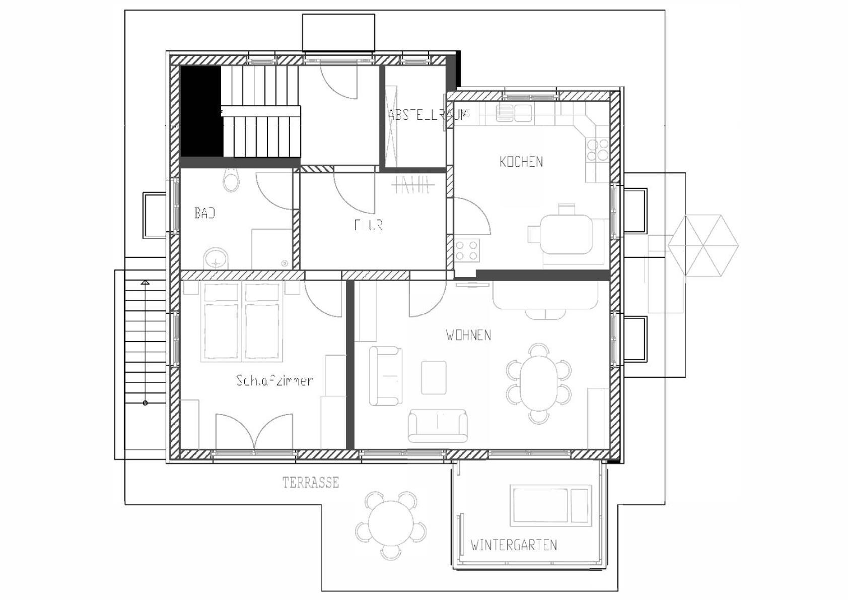 Klettgauperle - familien- und behindertengerechte Ferienwohnung Griessen Exterior foto